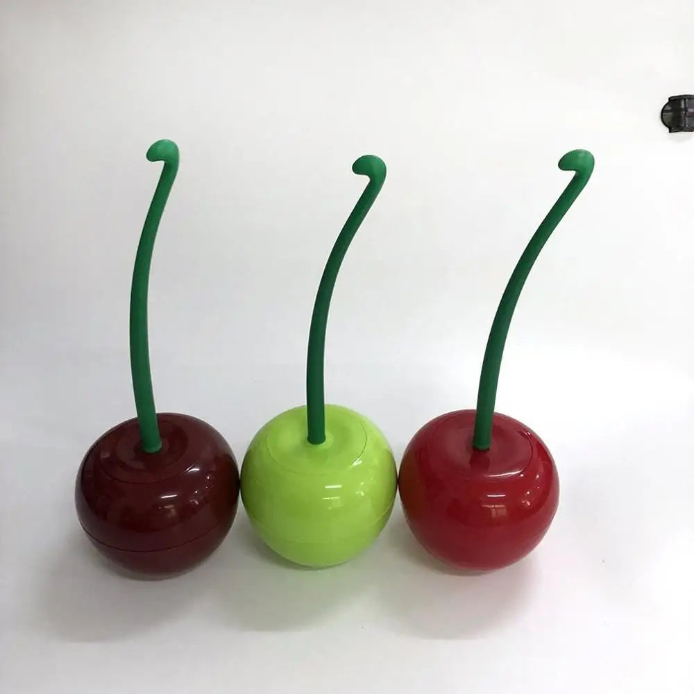 Lovely Cherry Shape Lavatory Brush Toilet Brush & Holder Set Mooie Cherry Vorm Toilet Borstel