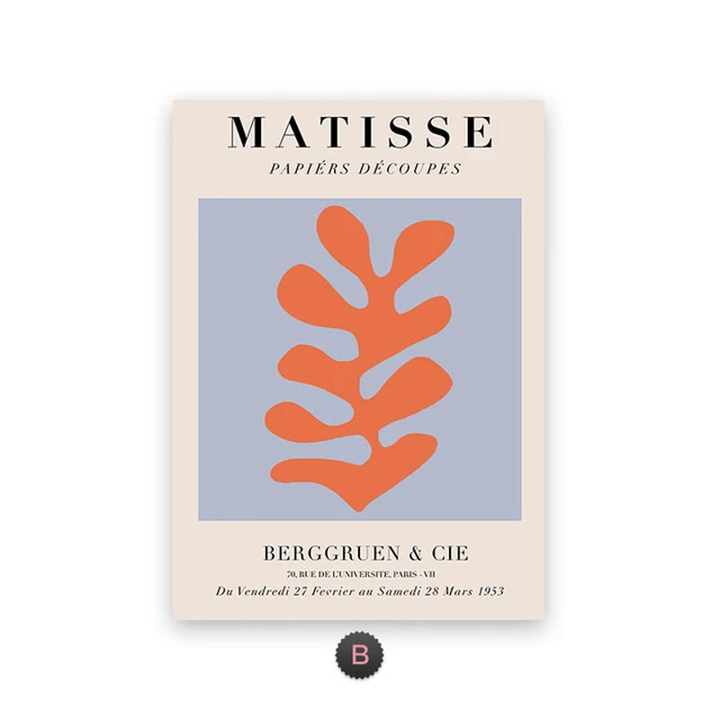 Matisse Line Decorative Posters Abstract Wall Art Decorative Prints Wall Paintings on the Wall Poster Aesthetic Flowers