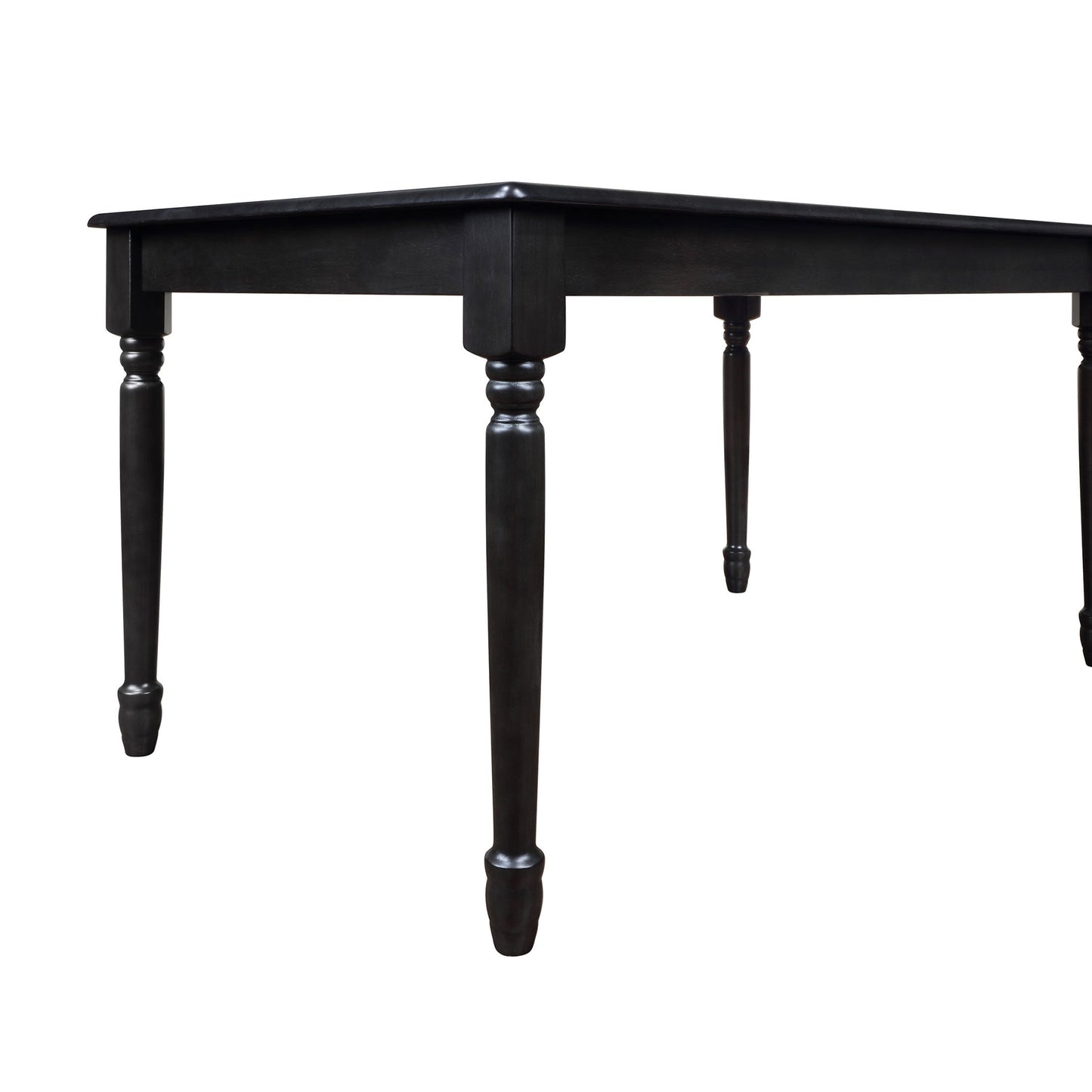 Better Homes and Gardens Autumn Lane Farmhouse Dining Table, Black Finish (Table Only)