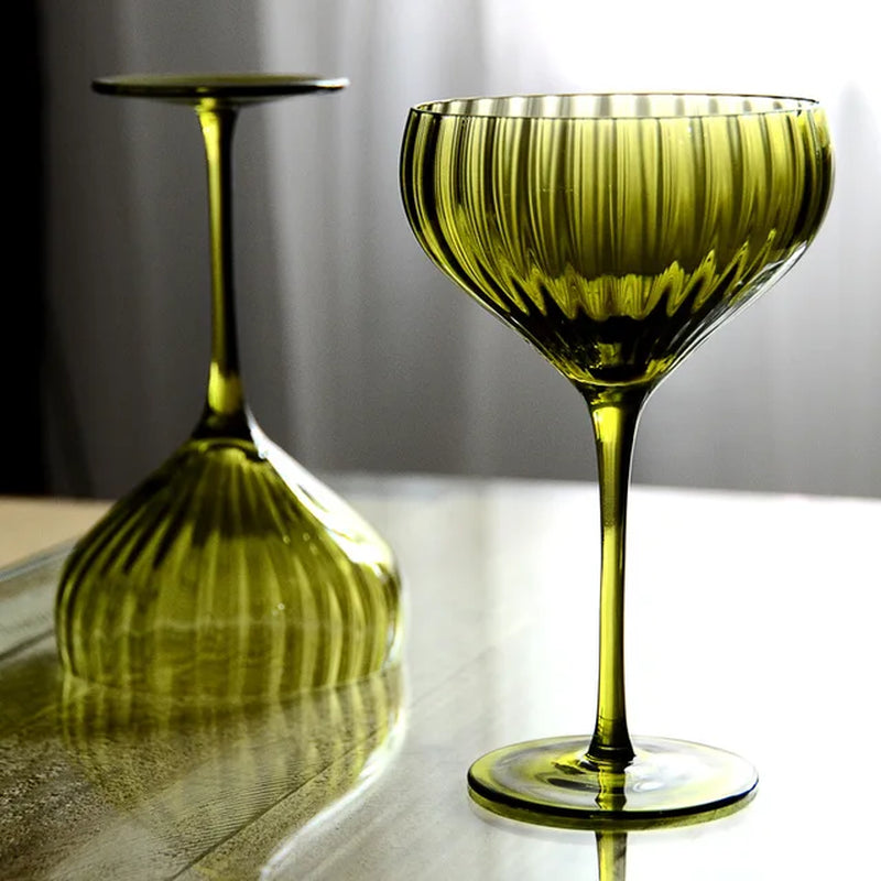 French Retro Cocktail Wine Glass Vintage Goblet Margarita Yang Personality Martini Medieval Cup