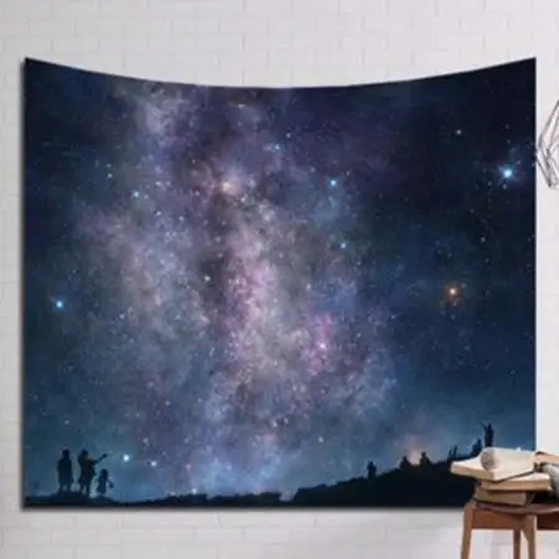 Galaxy Hanging Wall Tapestry Hippie Retro Home Decor Yoga Beach Mat 150X130Cm/150X100Cm