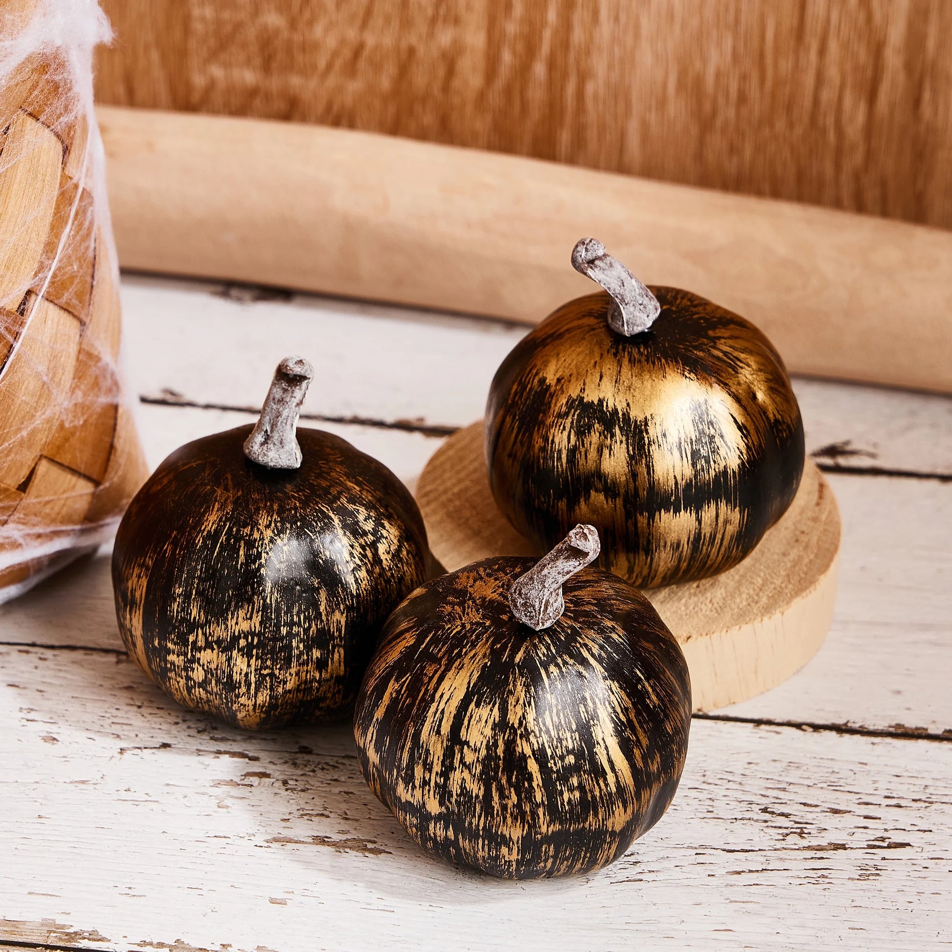 7Pcs Thanksgiving Artificial Pumpkin Home Decoration Sets, Artificial Vegetables Pumpkin for Fall Halloween Home Decor