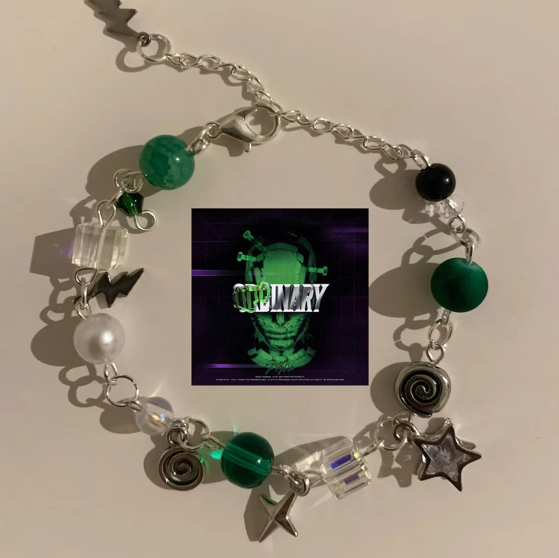 handmade skz album inspired bracelets， Y2K Aesthetic Jewelry