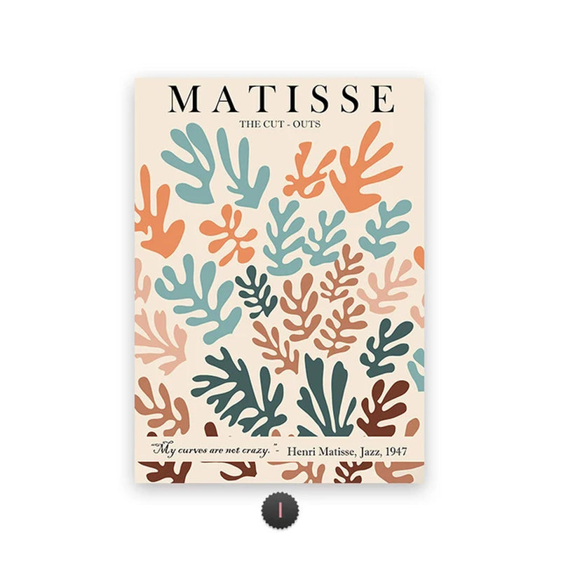 Matisse Line Decorative Posters Abstract Wall Art Decorative Prints Wall Paintings on the Wall Poster Aesthetic Flowers