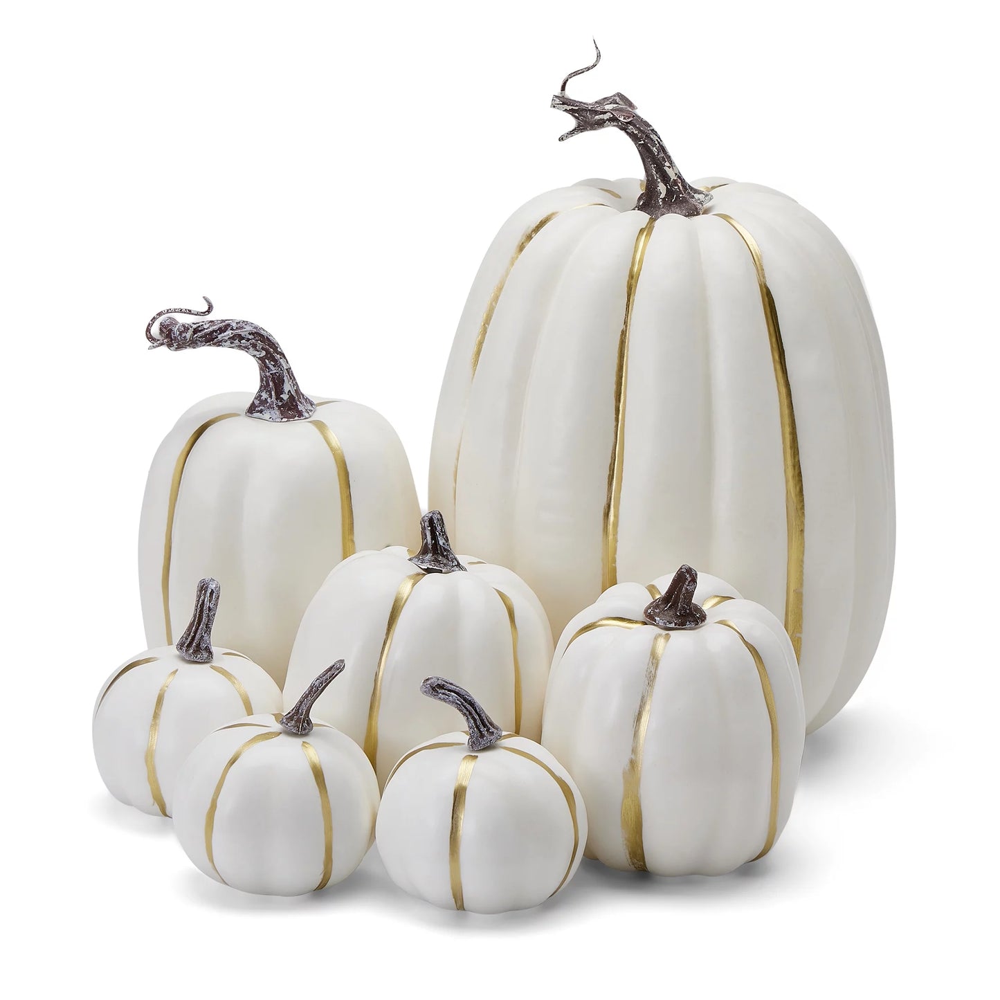 7Pcs Thanksgiving Artificial Pumpkin Home Decoration Sets, Artificial Vegetables Pumpkin for Fall Halloween Home Decor