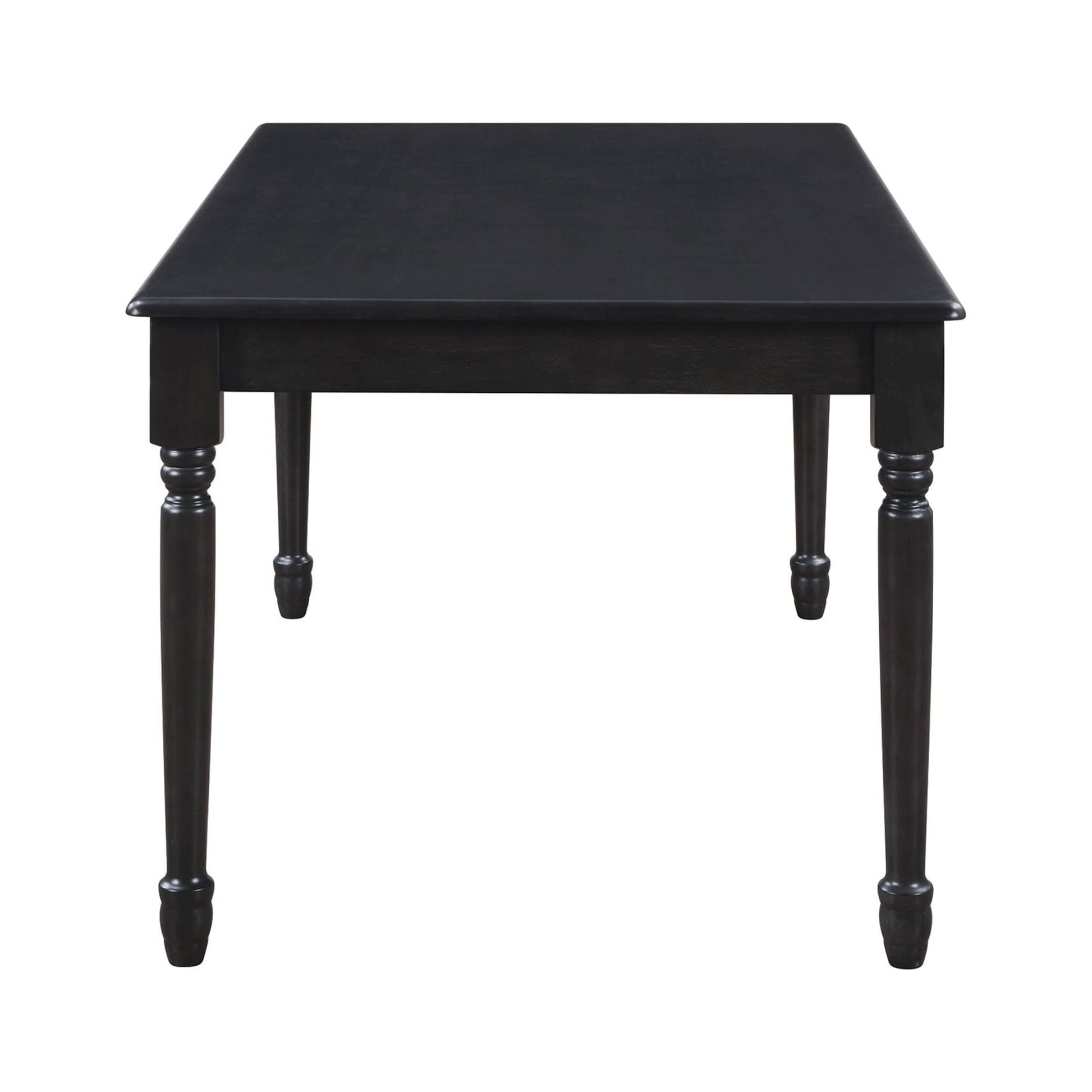 Better Homes and Gardens Autumn Lane Farmhouse Dining Table, Black Finish (Table Only)