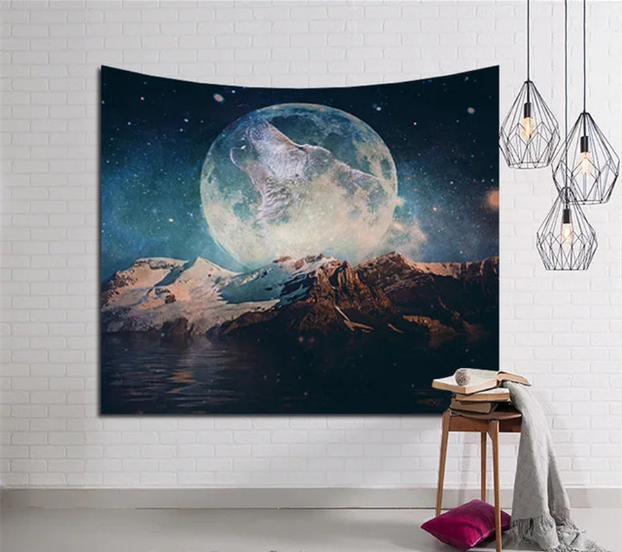 Galaxy Hanging Wall Tapestry Hippie Retro Home Decor Yoga Beach Mat 150X130Cm/150X100Cm