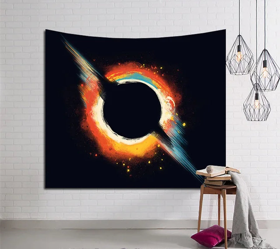 Galaxy Hanging Wall Tapestry Hippie Retro Home Decor Yoga Beach Mat 150X130Cm/150X100Cm