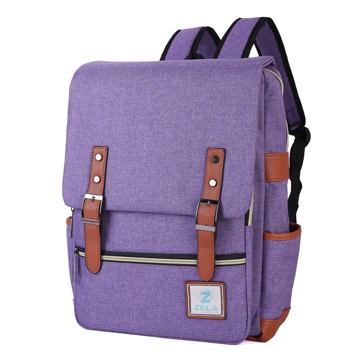 Slim Backpack ,College, School and Business Fits 15-inch Laptop-Purple