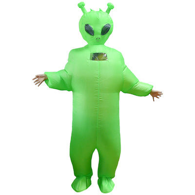 Explore Galactic Adventures: Unisex Inflatable Youth Alien Costume