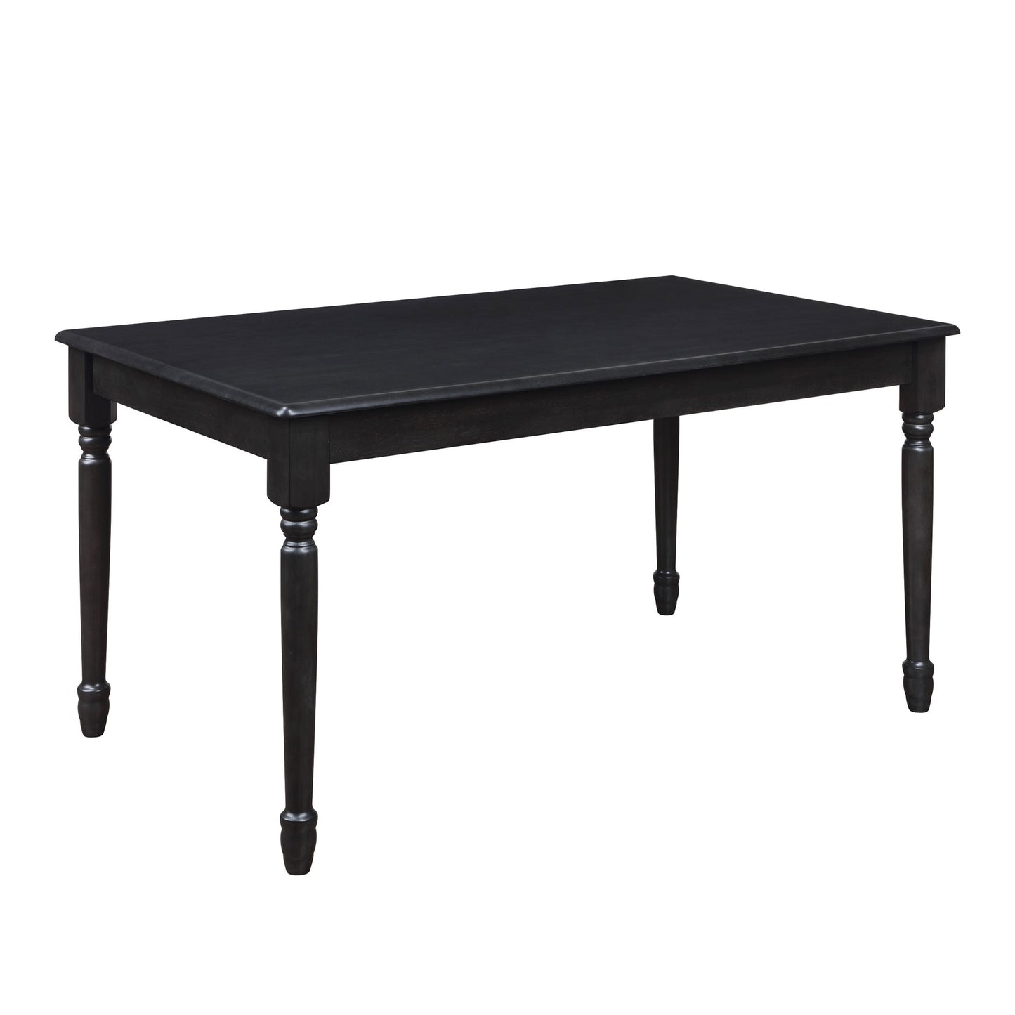 Better Homes and Gardens Autumn Lane Farmhouse Dining Table, Black Finish (Table Only)