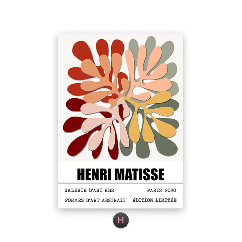 Matisse Line Decorative Posters Abstract Wall Art Decorative Prints Wall Paintings on the Wall Poster Aesthetic Flowers