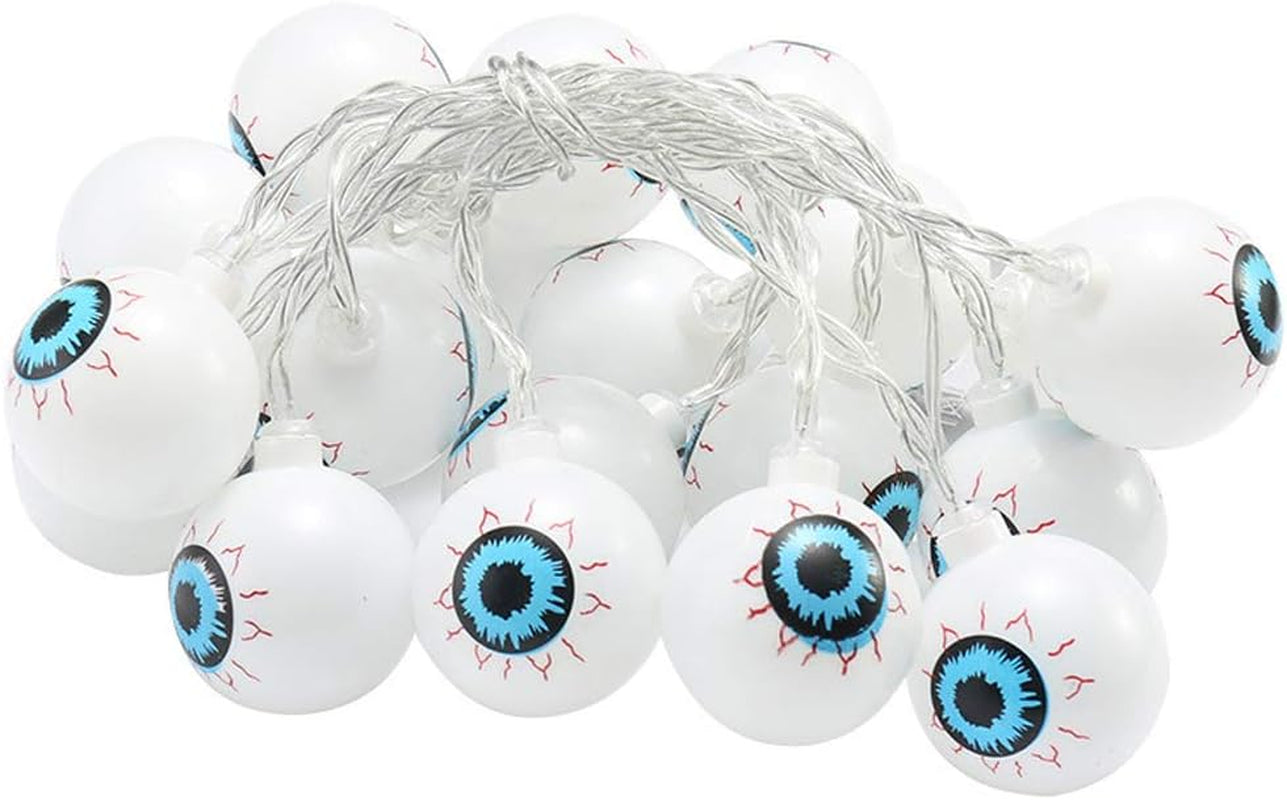 Halloween Eyeball String Lights, Battery Operated String Lights for Halloween Decorations (Eye)